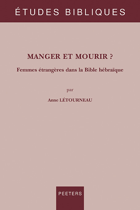 Kniha Manger et mourir? A. Létourneau