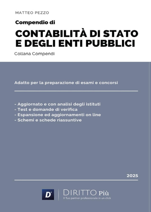Libro Compendio di contabilità di stato e degli enti pubblici Matteo Pezzo