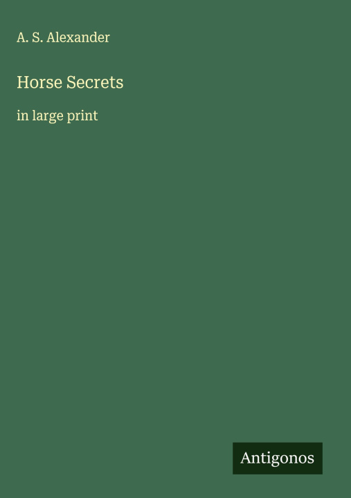 Kniha Horse Secrets 