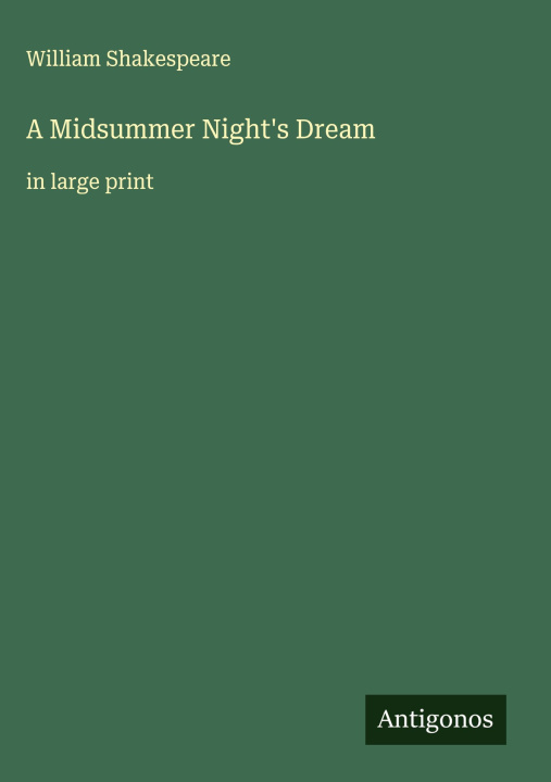 Kniha A Midsummer Night's Dream 