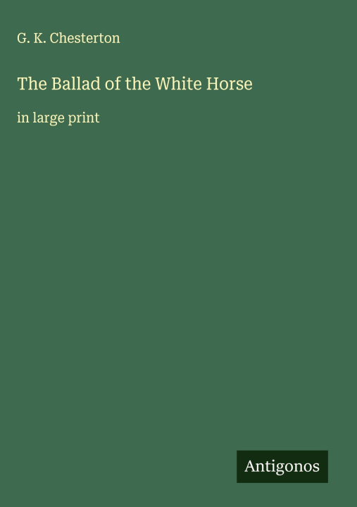 Libro The Ballad of the White Horse 