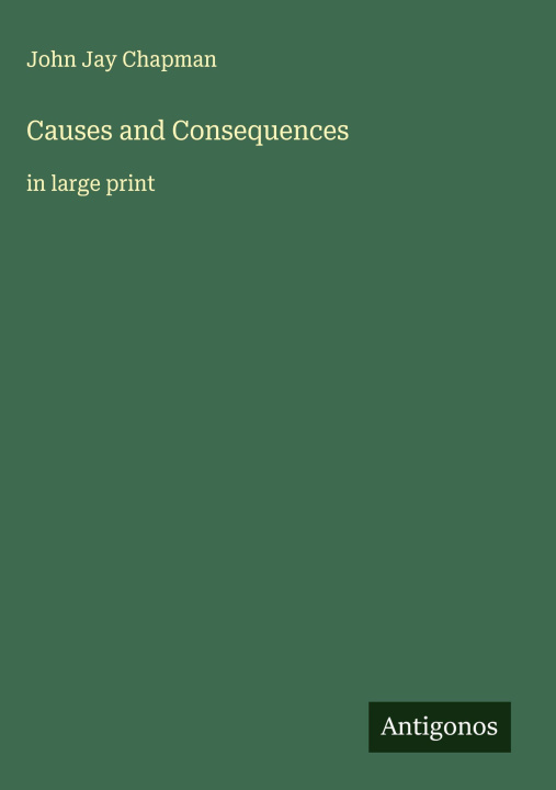 Kniha Causes and Consequences 