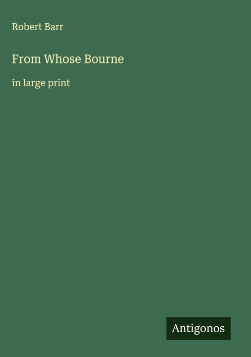 Knjiga From Whose Bourne 