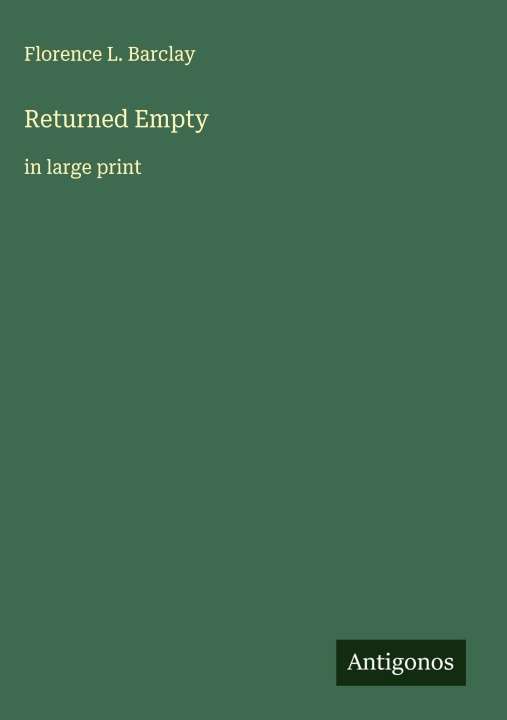 Knjiga Returned Empty 