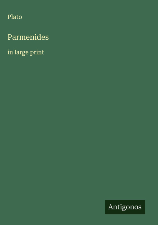 Kniha Parmenides 