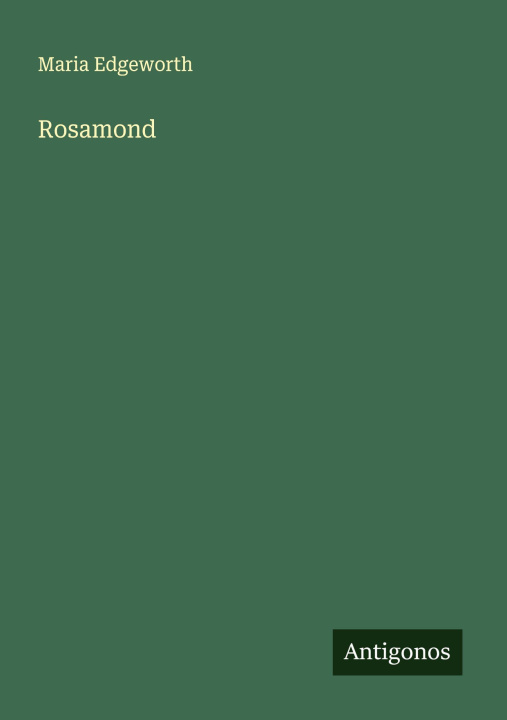Kniha Rosamond 
