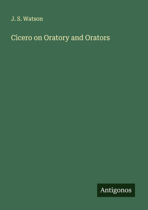Libro Cicero on Oratory and Orators 
