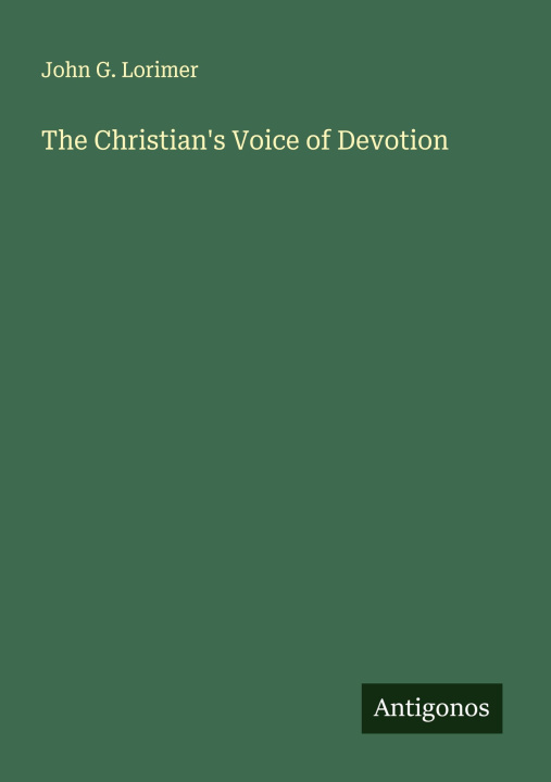 Libro The Christian's Voice of Devotion 