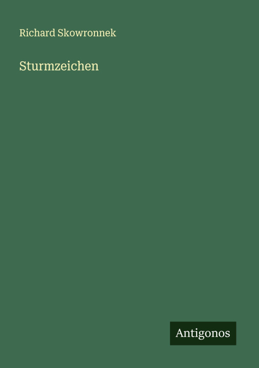 Kniha Sturmzeichen 