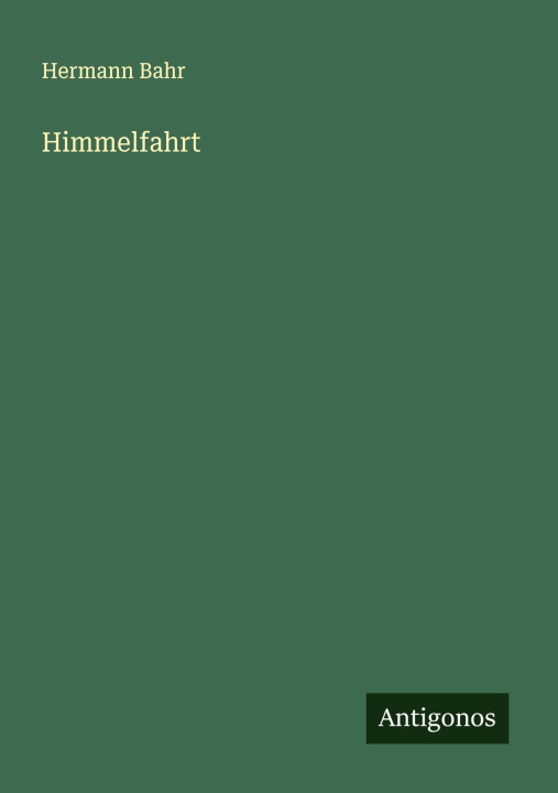 Kniha Himmelfahrt 