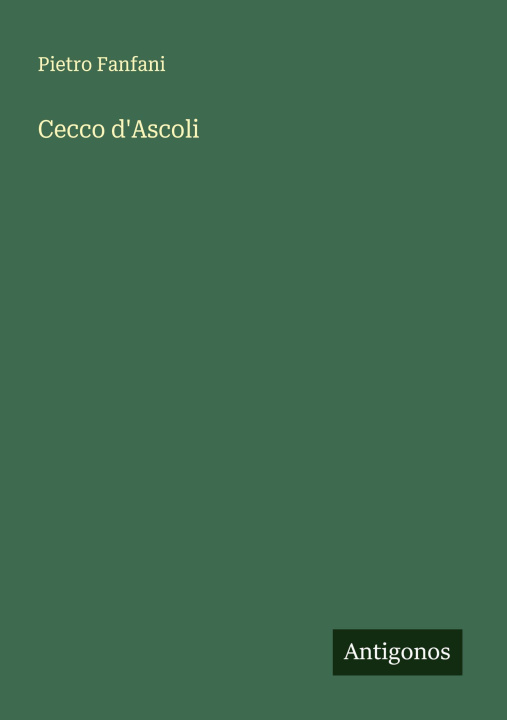 Kniha Cecco d'Ascoli 