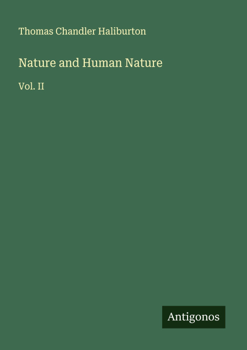 Kniha Nature and Human Nature 