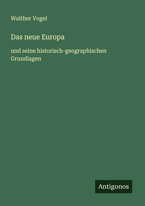 Libro Das neue Europa 