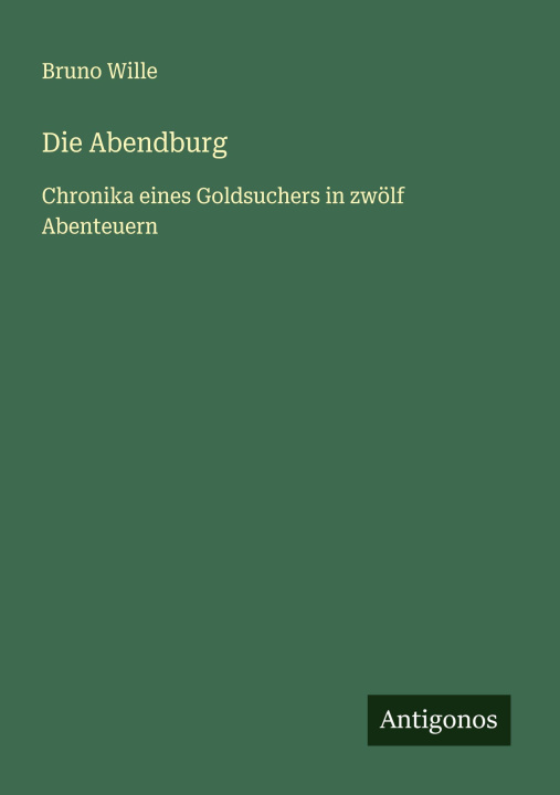 Kniha Die Abendburg 