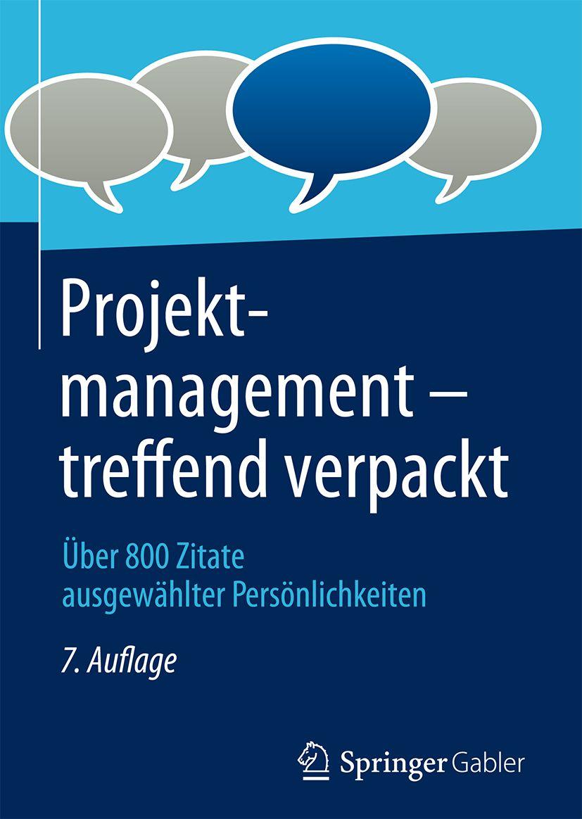 Buch Projektmanagement - treffend verpackt Springer Fachmedien Wiesbaden GmbH