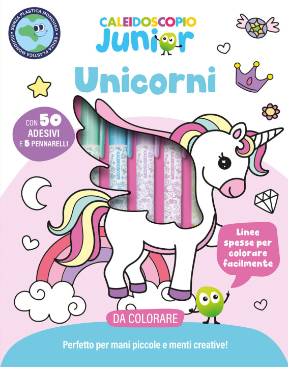 Kniha Caleidoscopio junior. Unicorni 