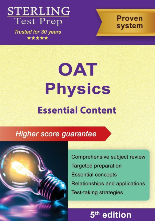 Kniha OAT Physics Essential Content Sterling Test Prep
