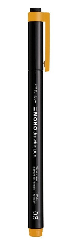Libro Tombow Fineliner MONO drawing pen, 0,35mm - žlutá 