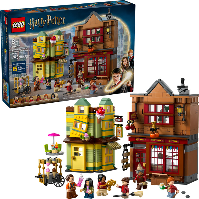 Libro Lego Harry Potter 76452 Markowy sprzęt do quidditcha i lodziarnia 