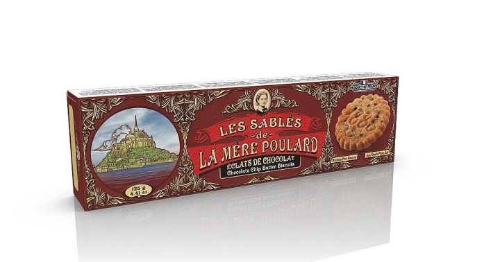 Libro La Mére Poulard Chocolate chip butter biscuits papír 125g 