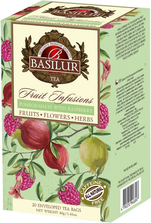 Livro BASILUR Fruit Pomegranate with Raspberry přebal 20x2g 