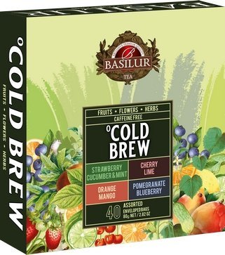 Книга BASILUR Cold Brew Assorted přebal 40x2g 