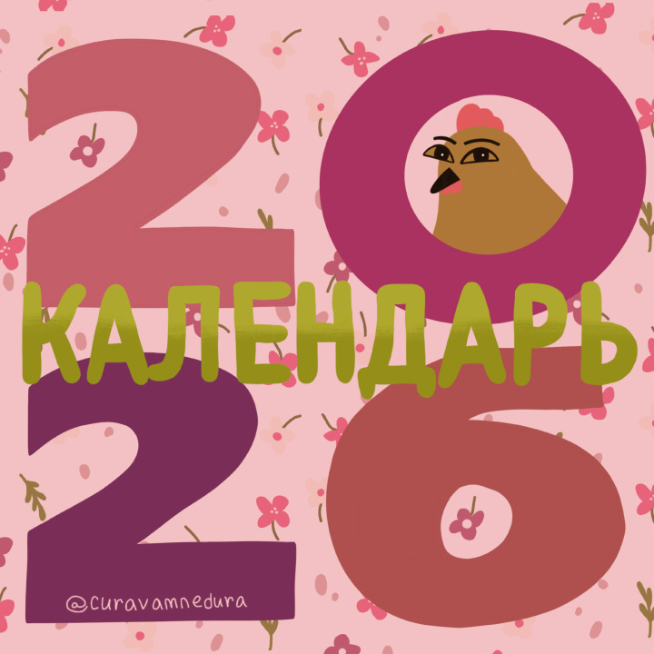 Kniha Curavamnedura. Календарь на 2026 год 