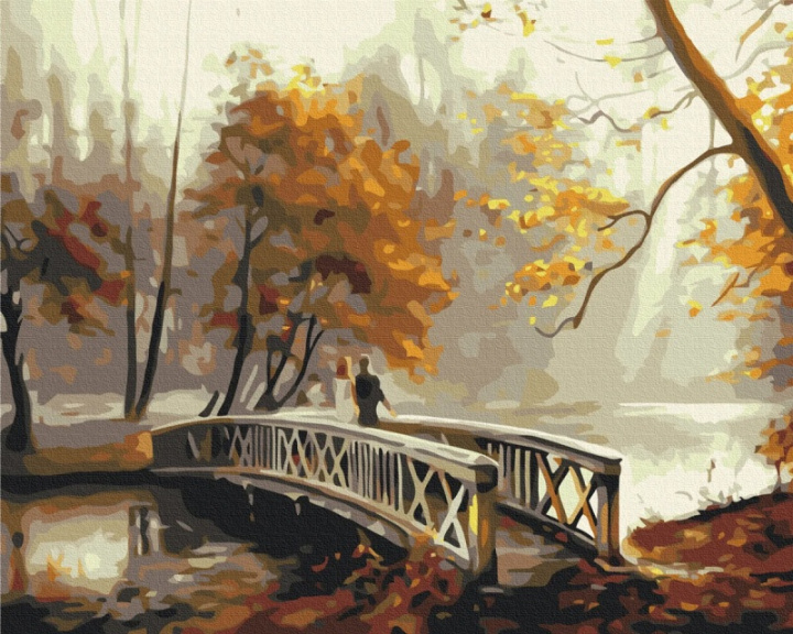 Libro Malowanie po numerach BRUSHME40x50 cm Jesienna Mgła 
