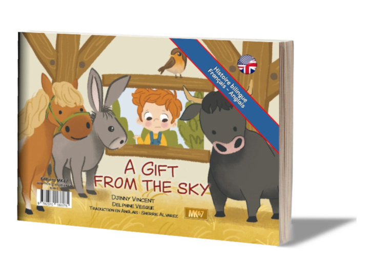 Libro A gift from the sky (LIVRE BILINGUE ANGLAIS) Vincent