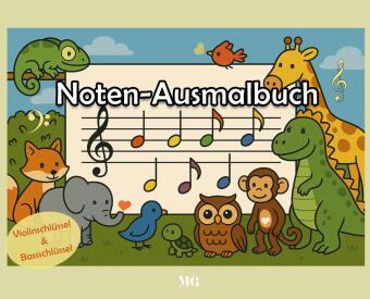 Kniha Noten-Ausmalbuch Magdalena Galka