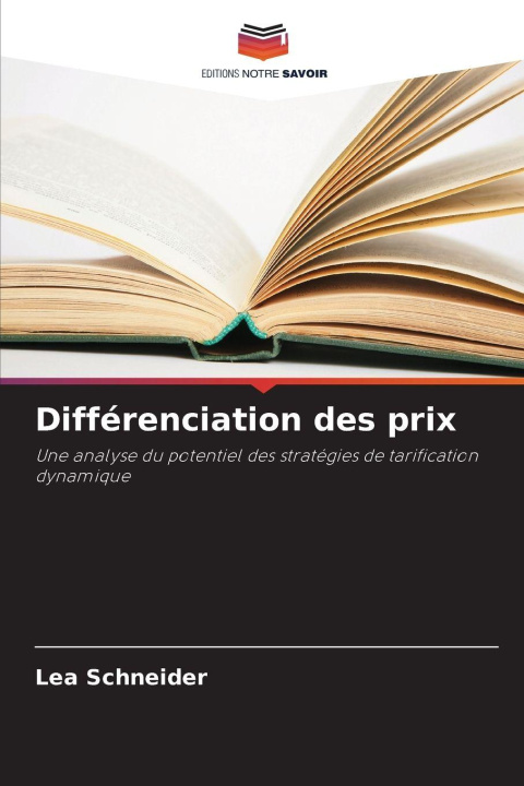 Kniha Différenciation des prix Lea Schneider