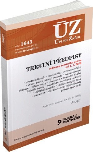 Book ÚZ 1645 Trestní předpisy 