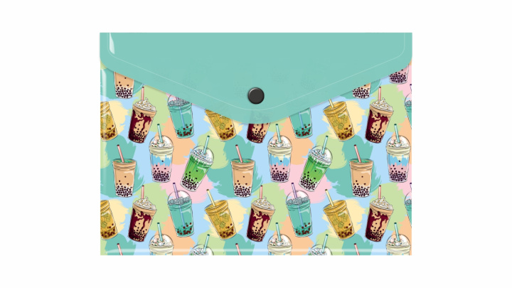 Knjiga Teczka koperta A5 pp z nadrukiem bubble tea 
