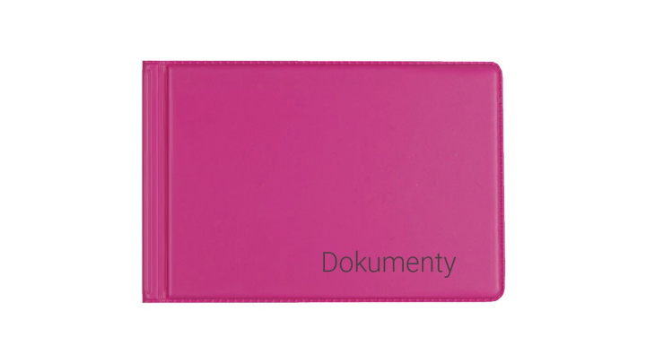 Libro Okładka na dokumenty małe pink 