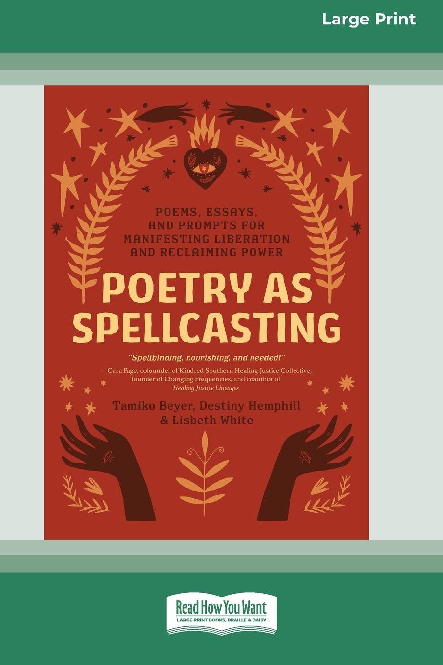 Kniha Poetry as Spellcasting Destiny Hemphill