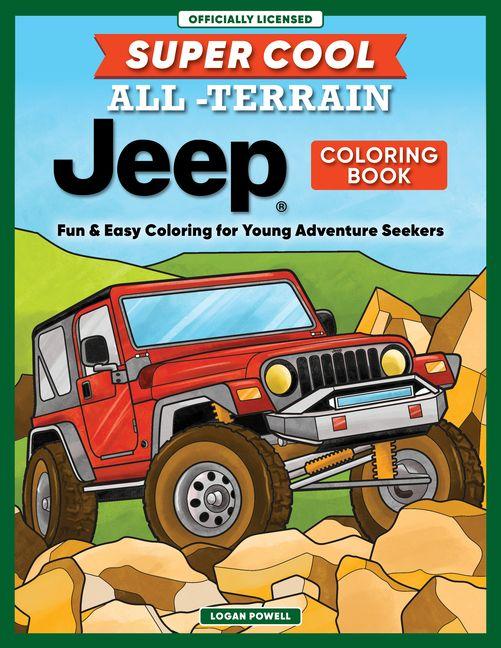 Buch Super Cool All-Terrain Jeep(r) Coloring Book Logan Powell