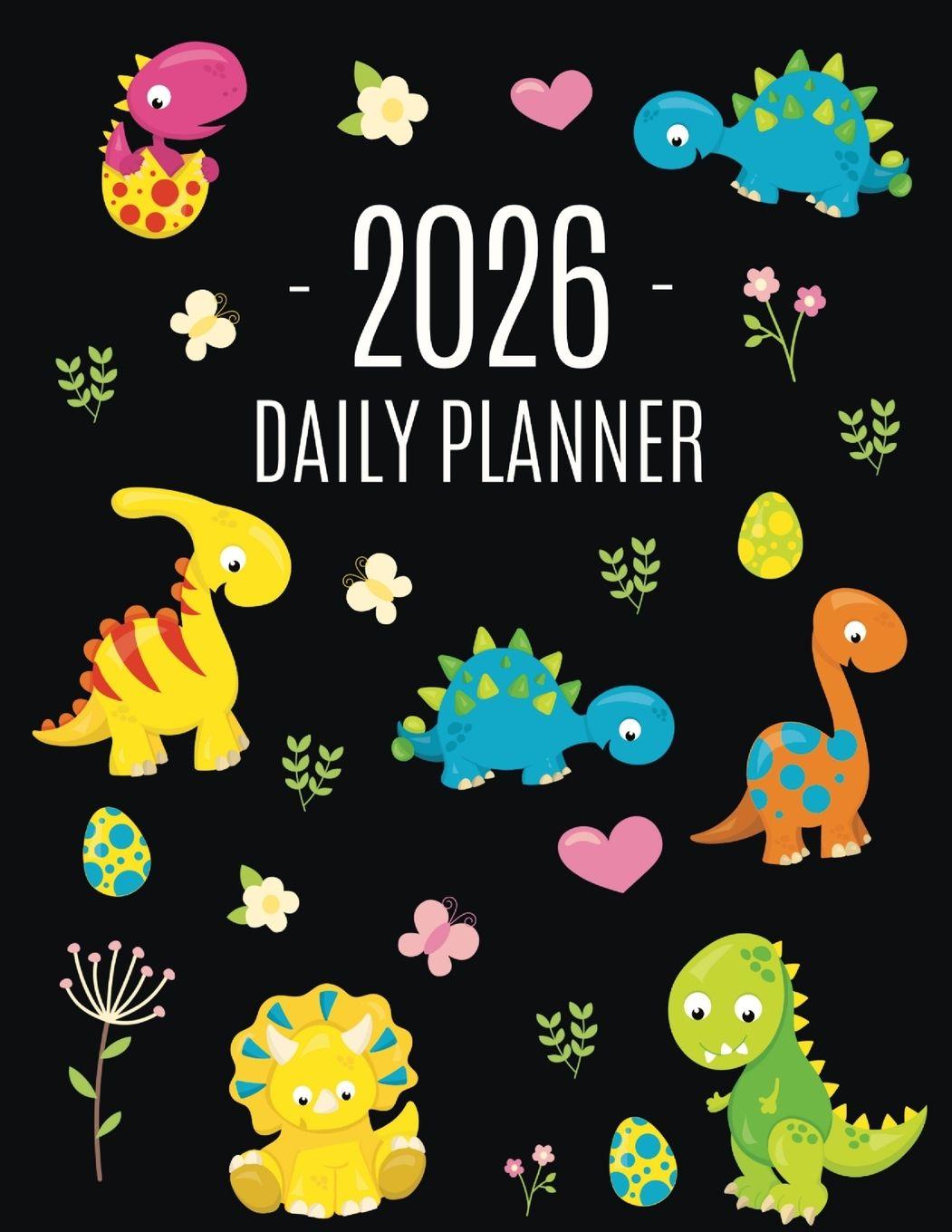 Libro Dinosaur Daily Planner 2026 