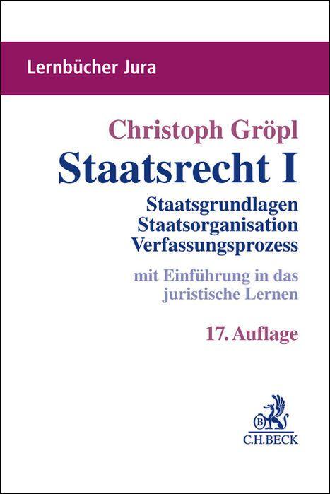 Kniha Staatsrecht I Christoph Gröpl