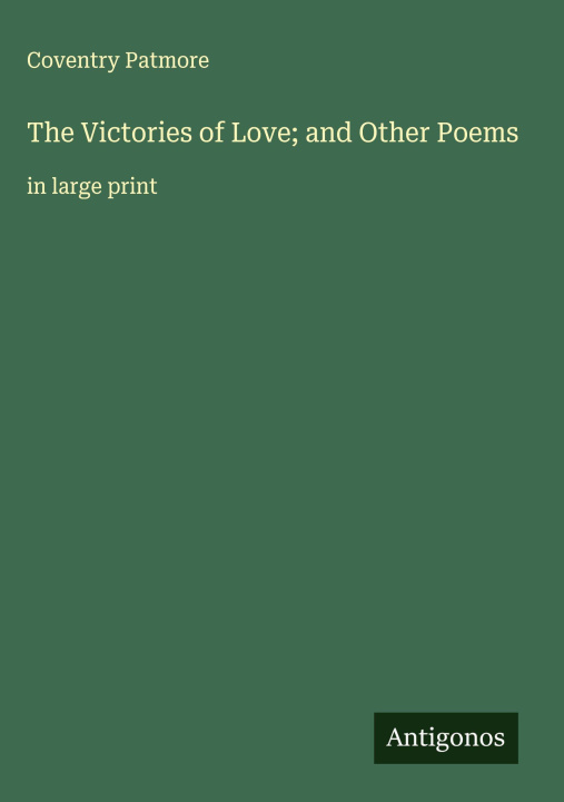 Libro The Victories of Love; and Other Poems 