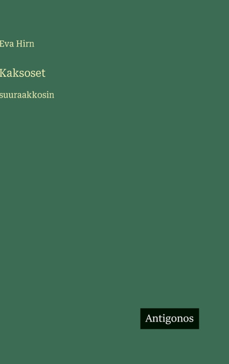 Kniha Kaksoset Eva Hirn