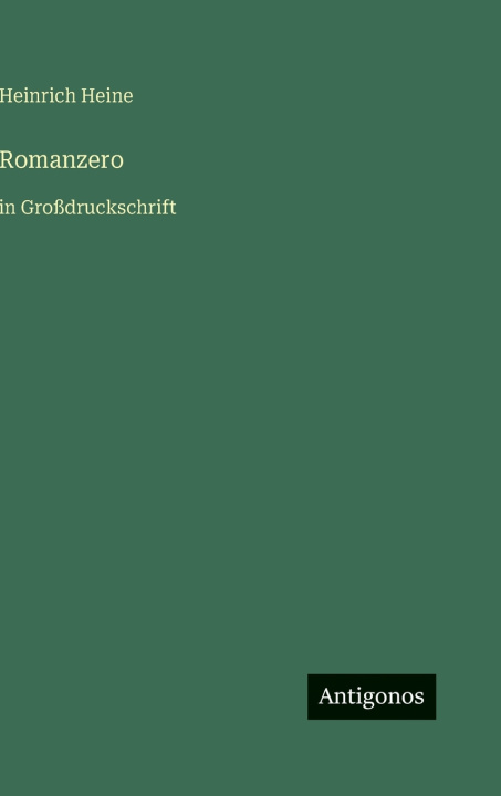 Knjiga Romanzero Heinrich Heine