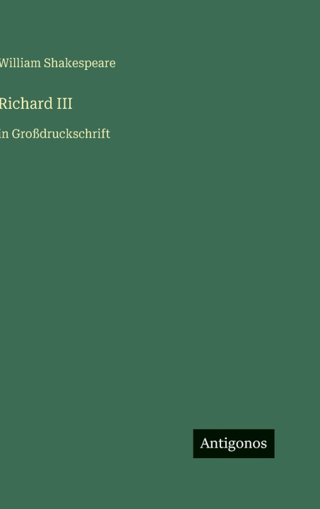 Kniha Richard III William Shakespeare