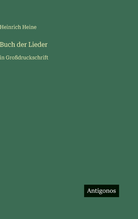 Knjiga Buch der Lieder Heinrich Heine