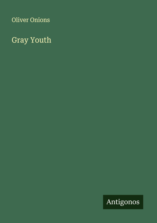 Kniha Gray Youth 