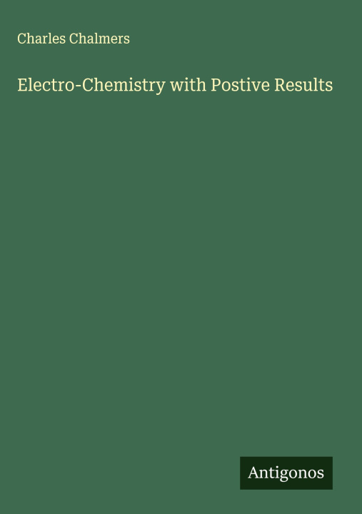 Libro Electro-Chemistry with Postive Results 