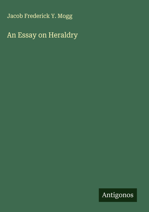 Knjiga An Essay on Heraldry 
