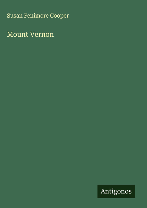 Kniha Mount Vernon 