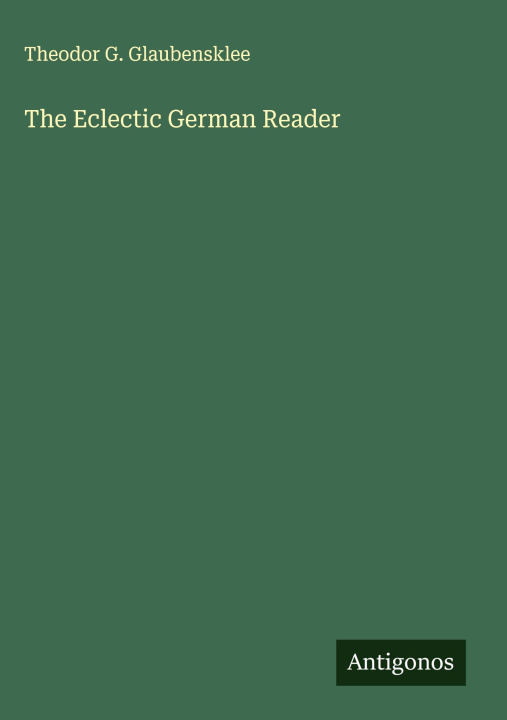Kniha The Eclectic German Reader 
