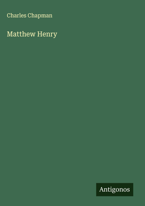 Kniha Matthew Henry 