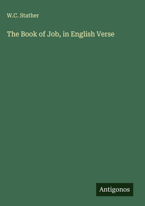 Libro The Book of Job, in English Verse 